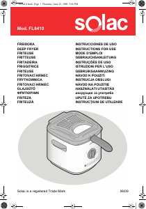 Manuale Solac FL6410 Ideal 1000 Friggitrice