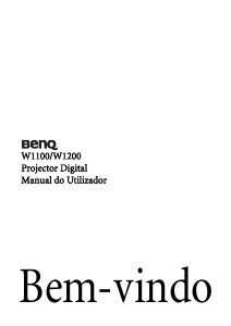 Manual BenQ W1200 Projetor