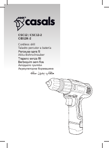 Mode d’emploi Casals CSC12-2 Perceuse visseuse