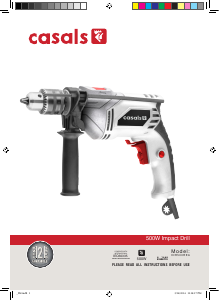 Manual Casals ID500REA Impact Drill