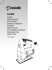 Manual Casals SA400 Jigsaw