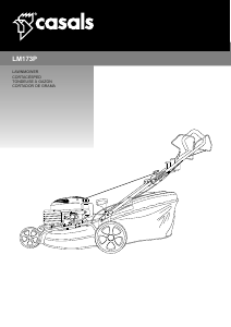 Manual Casals LM173P Lawn Mower