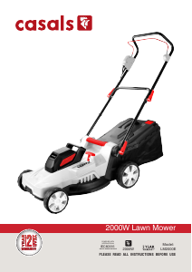 Manual Casals LM2000E Lawn Mower