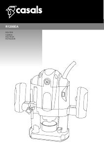 Manual de uso Casals R1200EA Fresadora de superficie