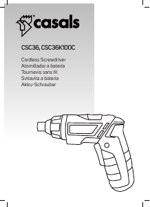 Manual de uso Casals CSC36K100C Atornillador