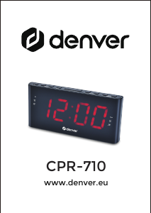 Mode d’emploi Denver CPR-710 Radio-réveil