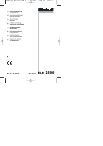 Manuale Einhell ELH 2500 Biotrituratore