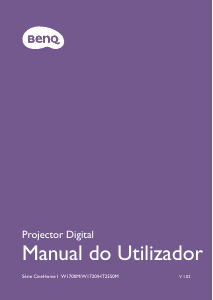 Manual BenQ W1720 Projetor