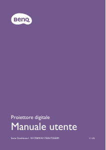 Manuale BenQ W1720 Proiettore