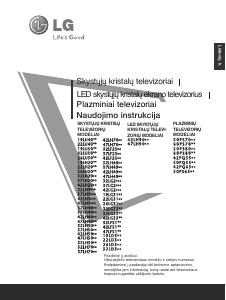 Vadovas LG 32LH3020 LED televizorius