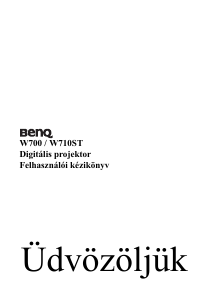 Használati útmutató BenQ W710ST Vetítő