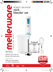 Manual Mellerware 85550 Hand Blender