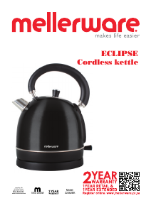 Manual Mellerware 46042BK Eclipse Kettle