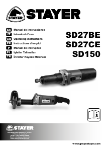 Manuale Stayer SD 150 B Smerigliatrice assiale