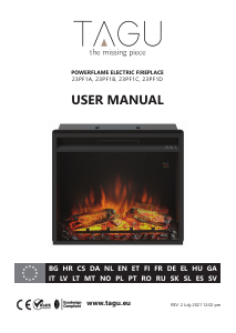 Manual TAGU 23PF1A Electric Fireplace