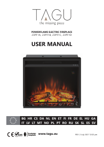 Manual TAGU 23PF1B Electric Fireplace