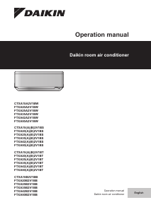 Manual Daikin CTXA15A2V1BW Air Conditioner