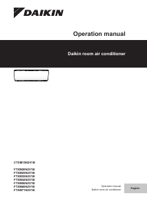 Manual Daikin CTXM15N2V1B Air Conditioner