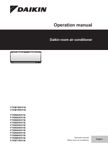 Manual Daikin CTXM15R2V1B Air Conditioner