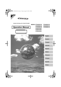 Manual Daikin FTX25J2V1B Air Conditioner