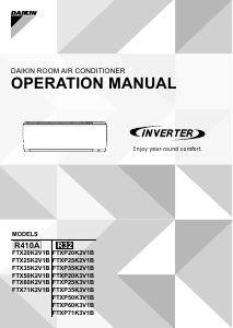 Manual Daikin FTX50KMV1B Air Conditioner