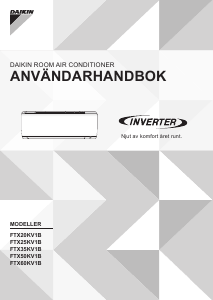 Bruksanvisning Daikin FTX60K2V1B Luftkonditionering