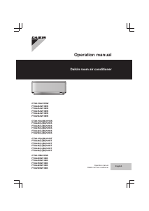 Manual Daikin FTXA50B2V1BS Air Conditioner