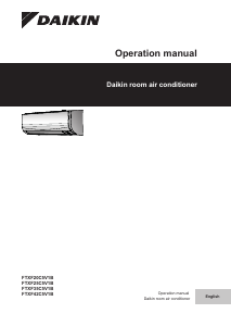 Manual Daikin FTXF20C5V1B Air Conditioner