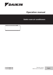 Manual Daikin FTXTP25M5V1B Air Conditioner