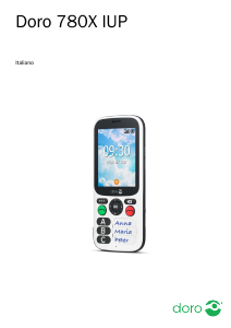 Manuale Doro 780X Telefono cellulare