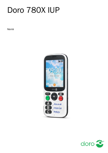 Bruksanvisning Doro 780X Mobiltelefon