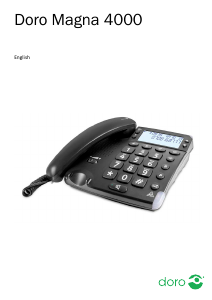 Manual Doro Magna 4000 Phone