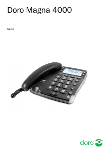 Bruksanvisning Doro Magna 4000 Telefon