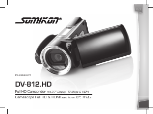 Mode d’emploi Somikon DV-812.HD Caméscope