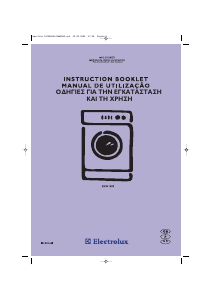 Manual Electrolux EWW1000 Máquina de lavar e secar roupa