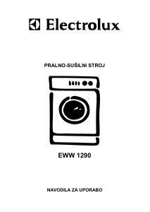 Priročnik Electrolux EWW1290 Pralno-sušilni stroj