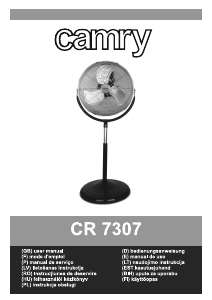 Manual Camry CR 7307 Fan