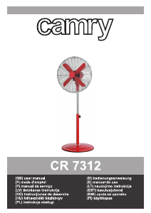 Mode d’emploi Camry CR 7312 Ventilateur