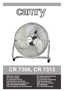 Manual Camry CR 7313 Fan