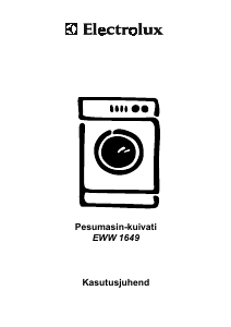 Kasutusjuhend Electrolux EWW1649 Kuivatiga pesumasin