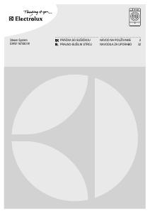 Priročnik Electrolux EWW167580W Pralno-sušilni stroj