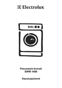 Kasutusjuhend Electrolux EWW1690 Kuivatiga pesumasin