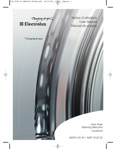 Manual de uso Electrolux AWF5120W Lavadora