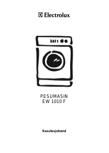 Kasutusjuhend Electrolux EW1010F Pesumasin