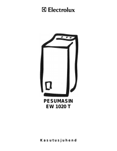 Kasutusjuhend Electrolux EW1020T Pesumasin