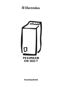 Kasutusjuhend Electrolux EW1022T Pesumasin