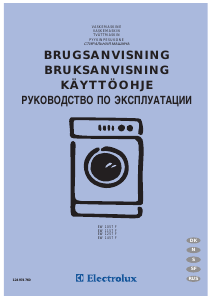 Brugsanvisning Electrolux EW1057F Vaskemaskine