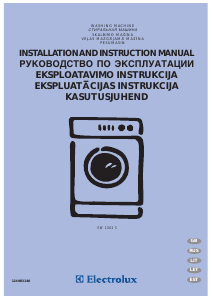 Manual Electrolux EW1062S Washing Machine