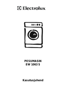 Kasutusjuhend Electrolux EW1063S Pesumasin