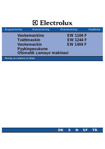 Brugsanvisning Electrolux EW1104F Vaskemaskine